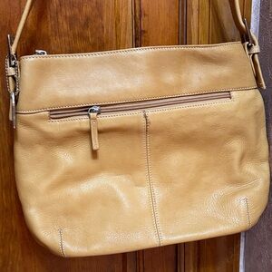 Tan Leather Shoulder Bag